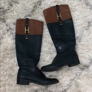 TOMMY HILFIGER LEATHER BOOTS